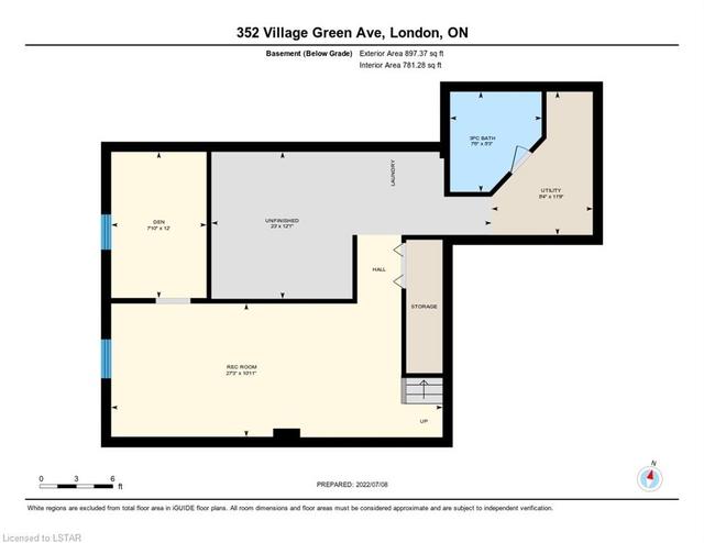 352 Village Green Avenue, House detached with 4 bedrooms, 2 bathrooms and 5 parking in London ON | Image 37