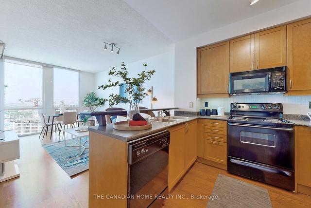 2510 - 220 Burnhamthorpe Rd W, Condo with 1 bedrooms, 2 bathrooms and 2 parking in Mississauga ON | Image 7