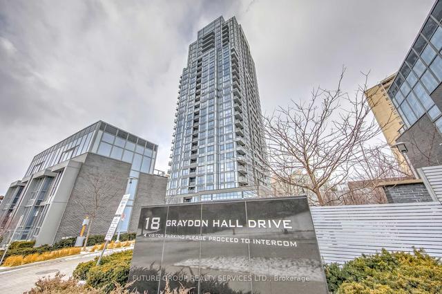 306 - 18 Graydon Hall Dr, Condo with 1 bedrooms, 1 bathrooms and 1 parking in Toronto ON | Image 1