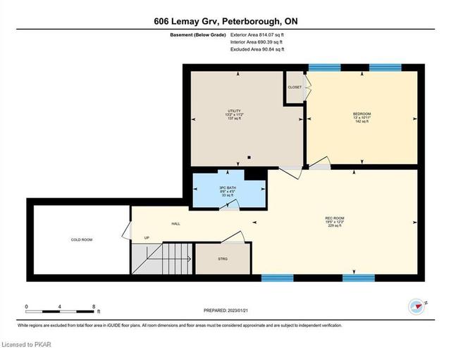 606 Lemay Grove, House detached with 5 bedrooms, 2 bathrooms and null parking in Peterborough ON | Image 32