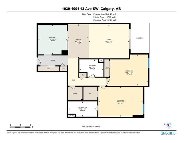 1030 - 1001 13 Avenue Sw, Condo with 2 bedrooms, 2 bathrooms and 1 parking in Calgary AB | Image 41