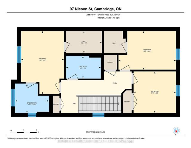 97 Nieson St, House attached with 3 bedrooms, 4 bathrooms and 3 parking in Cambridge ON | Image 32