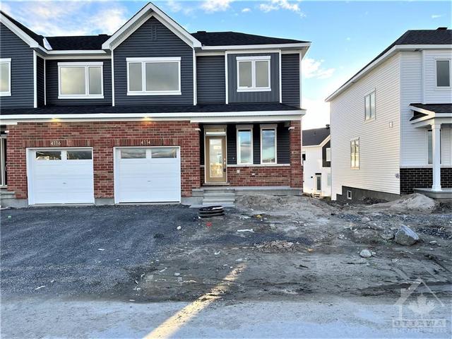 4114 Obsidian Street, Townhouse with 3 bedrooms, 4 bathrooms and 2 parking in Ottawa ON | Image 1