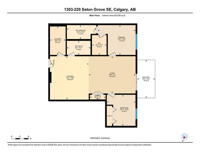 1303 - 220 Seton Grove Se, Condo with 2 bedrooms, 2 bathrooms and 1 parking in Calgary AB | Image 31