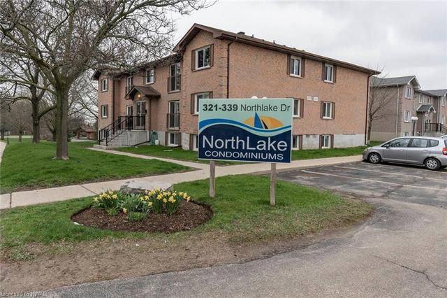 3 - 335 Northlake Drive, House attached with 2 bedrooms, 1 bathrooms and 1 parking in Waterloo ON | Image 1