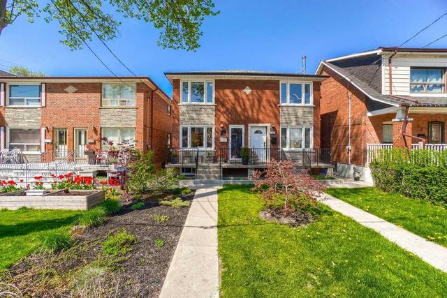 44 Prescott Ave, House semidetached with 3 bedrooms, 2 bathrooms and 1 parking in Toronto ON | Card Image