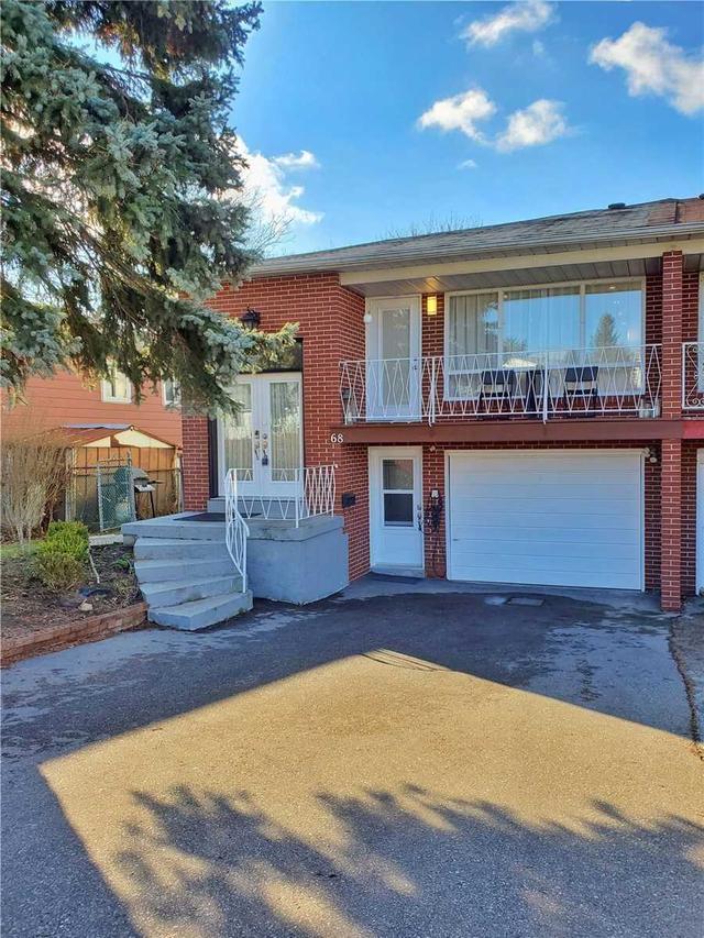 68 Micmac Cres, House semidetached with 3 bedrooms, 2 bathrooms and 2 parking in Toronto ON | Image 1