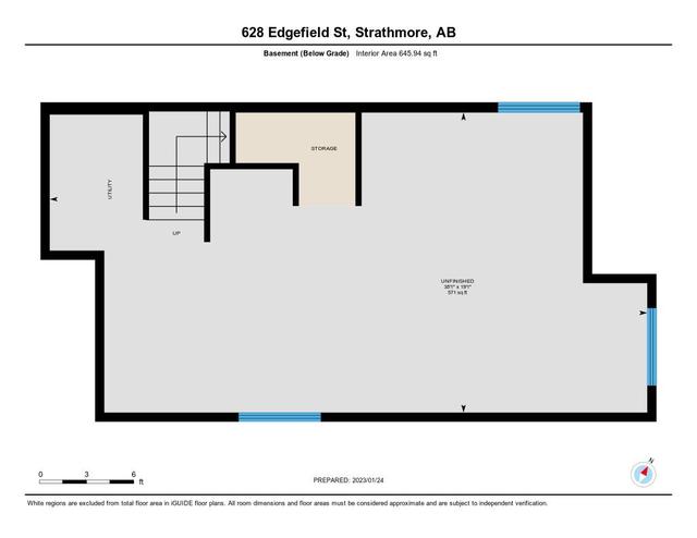 628 Edgefield Street, Home with 3 bedrooms, 2 bathrooms and 4 parking in Wheatland County AB | Image 41