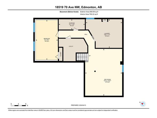 18519 70 Av Nw, House detached with 4 bedrooms, 2 bathrooms and null parking in Edmonton AB | Image 50