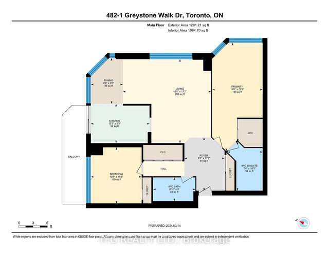 482 - 1 Greystone Walk Dr, Condo with 2 bedrooms, 2 bathrooms and 1 parking in Toronto ON | Image 35
