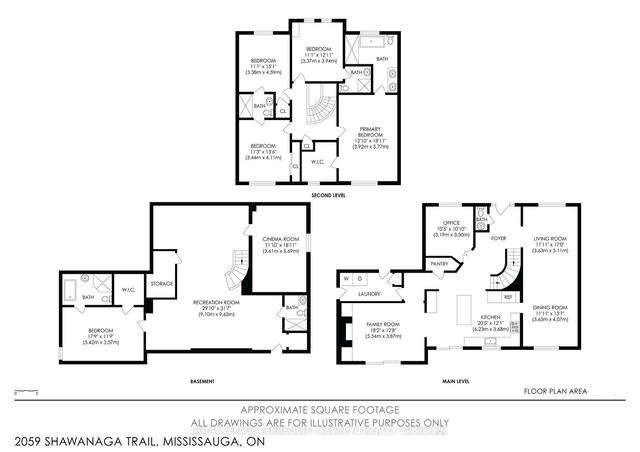 2059 Shawanaga Tr, House detached with 4 bedrooms, 6 bathrooms and 8 parking in Mississauga ON | Image 35