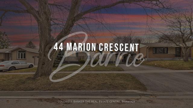 44 Marion Cres E, House detached with 2 bedrooms, 2 bathrooms and 2 parking in Barrie ON | Image 1