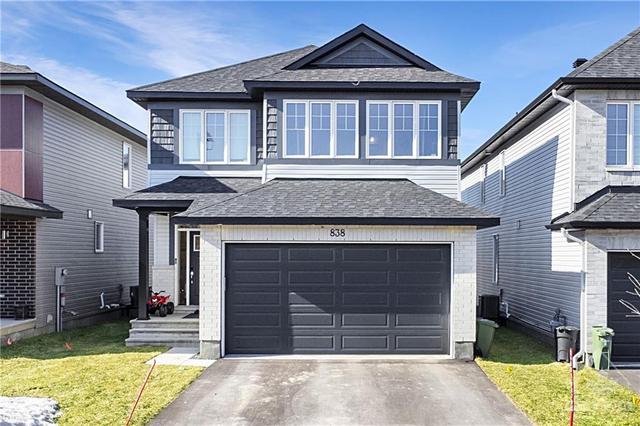 838 Sendero Way, House detached with 5 bedrooms, 5 bathrooms and 4 parking in Ottawa ON | Image 1