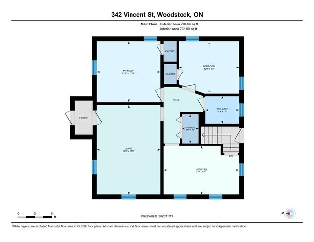 342 Vincent St, House detached with 2 bedrooms, 1 bathrooms and 2 parking in Woodstock ON | Image 20