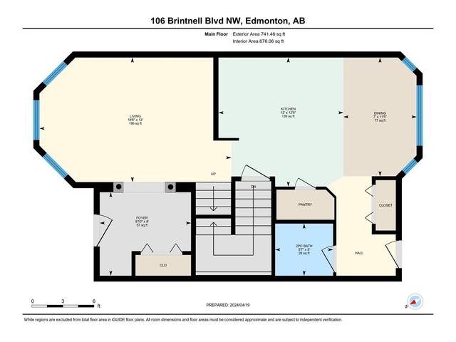 106 Brintnell Bv Nw, House detached with 3 bedrooms, 2 bathrooms and null parking in Edmonton AB | Image 24