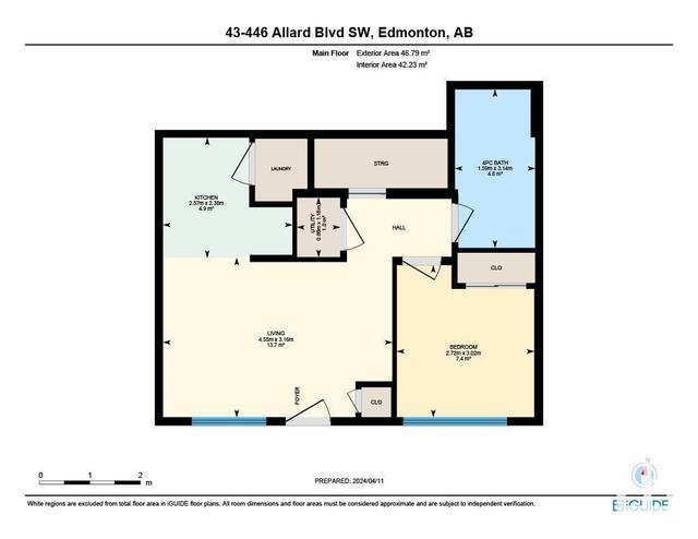 43 - 446 Allard Bv Sw, House attached with 1 bedrooms, 1 bathrooms and null parking in Edmonton AB | Image 27