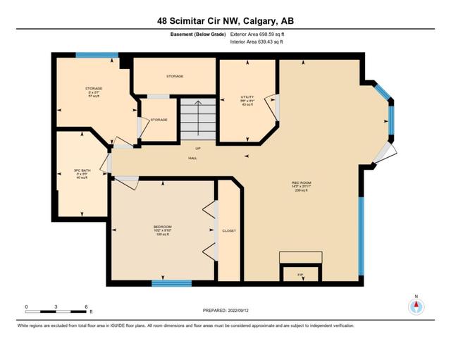 48 Scimitar Circle Nw, House detached with 3 bedrooms, 3 bathrooms and 4 parking in Calgary AB | Image 39