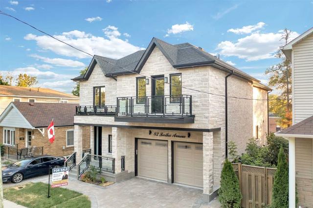 82 Bertha Ave, House detached with 4 bedrooms, 5 bathrooms and 4 parking in Toronto ON | Card Image