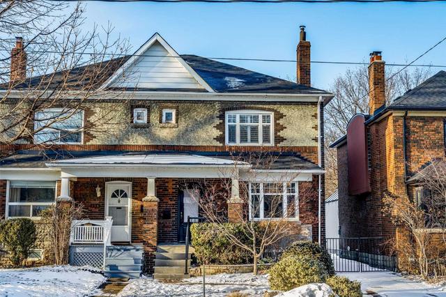 252 Melrose Ave, House semidetached with 3 bedrooms, 1 bathrooms and 4 parking in Toronto ON | Image 1