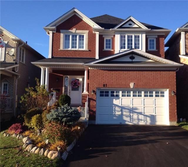 81 Taverner Cres, House detached with 3 bedrooms, 4 bathrooms and 2 parking in Ajax ON | Image 1