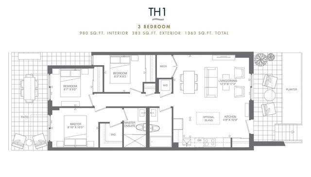 th52 - 10 Brin Dr, Townhouse with 3 bedrooms, 2 bathrooms and 1 parking in Toronto ON | Image 27