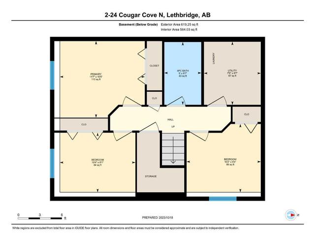 2 - 24 Cougar Cove N, Home with 3 bedrooms, 1 bathrooms and 1 parking in Lethbridge AB | Image 33