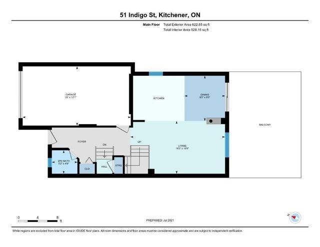 51 Indigo St, House detached with 3 bedrooms, 2 bathrooms and 3 parking in Kitchener ON | Image 31