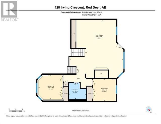 128 Irving Crescent, House detached with 4 bedrooms, 3 bathrooms and 2 parking in Red Deer AB | Image 49