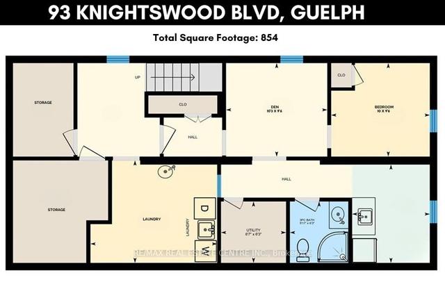 93 Knightswood Blvd, House semidetached with 3 bedrooms, 2 bathrooms and 3 parking in Guelph ON | Image 9