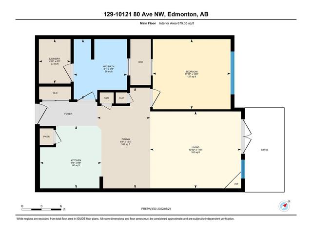 129 - 10121 80 Av Nw, Condo with 1 bedrooms, 1 bathrooms and 1 parking in Edmonton AB | Image 35