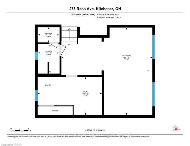 273 Ross Ave, House detached with 3 bedrooms, 2 bathrooms and 4 parking in Kitchener ON | Image 22