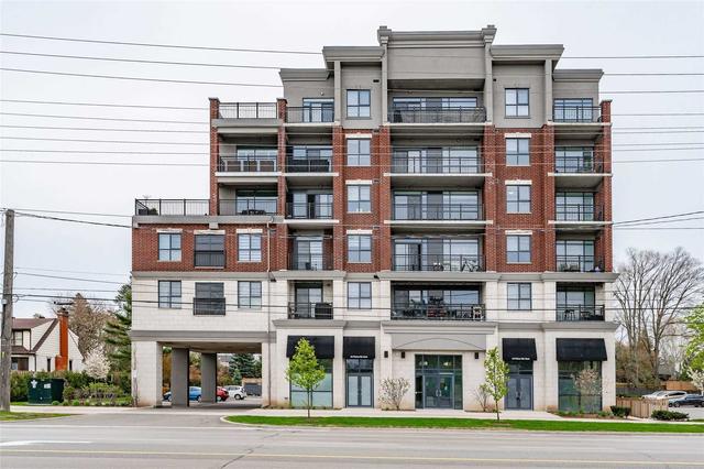 402 - 34 Plains Rd E, Condo with 1 bedrooms, 1 bathrooms and 2 parking in Burlington ON | Image 1