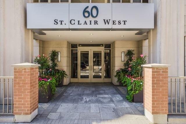 607 - 60 St Clair Ave W, Condo with 2 bedrooms, 1 bathrooms and null parking in Toronto ON | Image 1