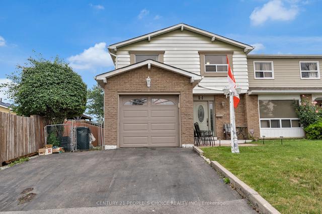 8 Tolton Dr S, House semidetached with 4 bedrooms, 3 bathrooms and 3 parking in Brampton ON | Image 1