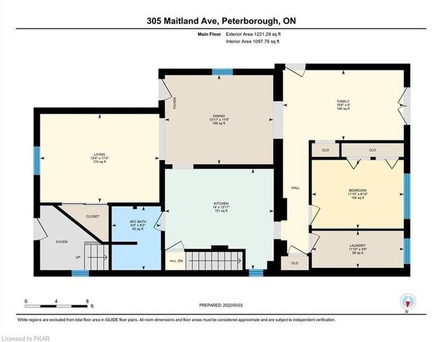305 Maitland Ave, House detached with 3 bedrooms, 2 bathrooms and 2 parking in Peterborough ON | Image 3
