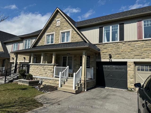 34 Haverhill Cres, House attached with 3 bedrooms, 3 bathrooms and 2 parking in Whitby ON | Image 1