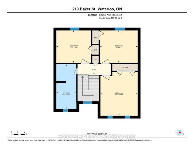 219 Baker St E, House attached with 3 bedrooms, 2 bathrooms and 2 parking in Waterloo ON | Image 33