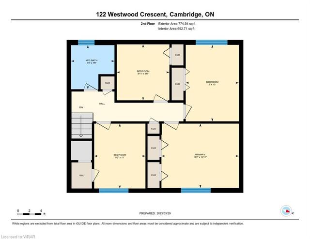 122 Westwood Crescent, House detached with 4 bedrooms, 1 bathrooms and null parking in Cambridge ON | Image 41