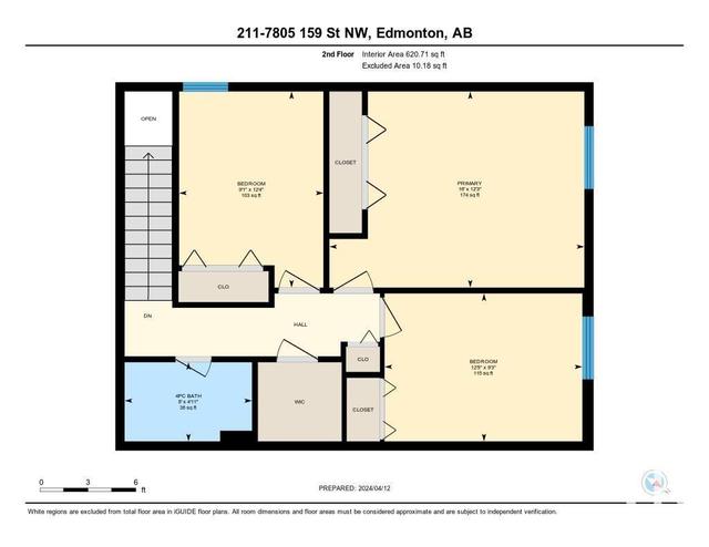 211 - 7805 159 St Nw, Condo with 3 bedrooms, 1 bathrooms and null parking in Edmonton AB | Image 52