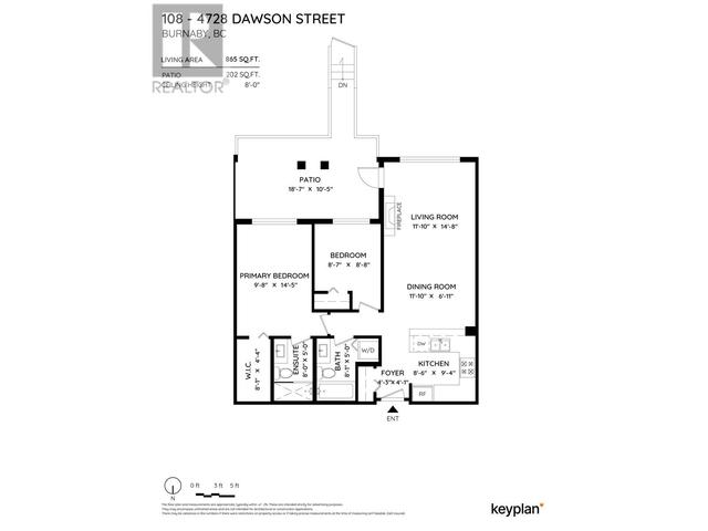 108 - 4728 Dawson Street, Condo with 2 bedrooms, 2 bathrooms and 1 parking in Burnaby BC | Image 27