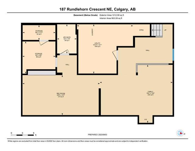 187 Rundlehorn Crescent Ne, House detached with 3 bedrooms, 2 bathrooms and 6 parking in Calgary AB | Image 21