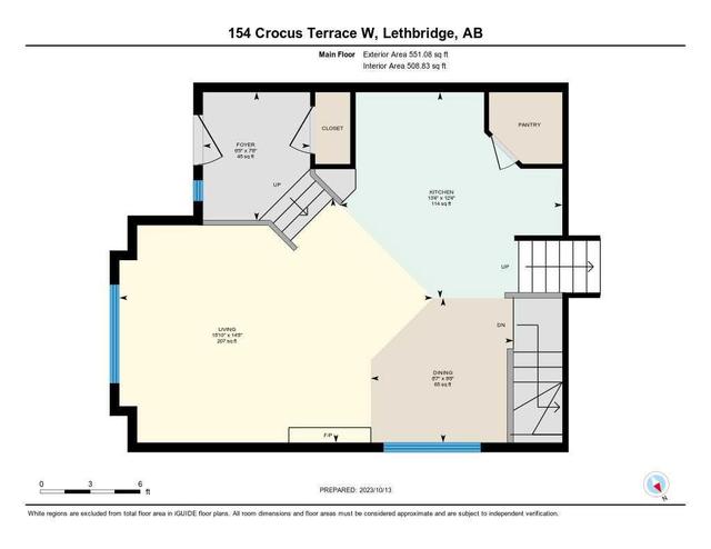 154 Crocus Terrace W, House detached with 2 bedrooms, 2 bathrooms and 2 parking in Lethbridge AB | Image 36