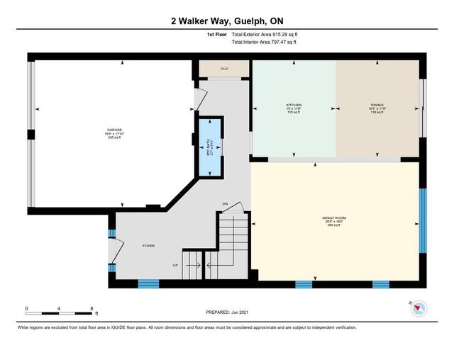 2 Walker Way, House attached with 3 bedrooms, 3 bathrooms and 4 parking in Guelph ON | Image 21