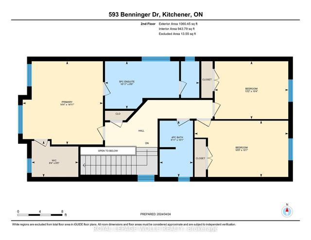 593 Benninger Dr, House detached with 3 bedrooms, 3 bathrooms and 3 parking in Kitchener ON | Image 33