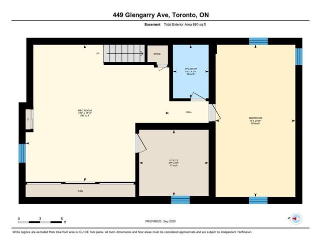 449 Glengarry Ave, House detached with 4 bedrooms, 4 bathrooms and 3 parking in Toronto ON | Image 25