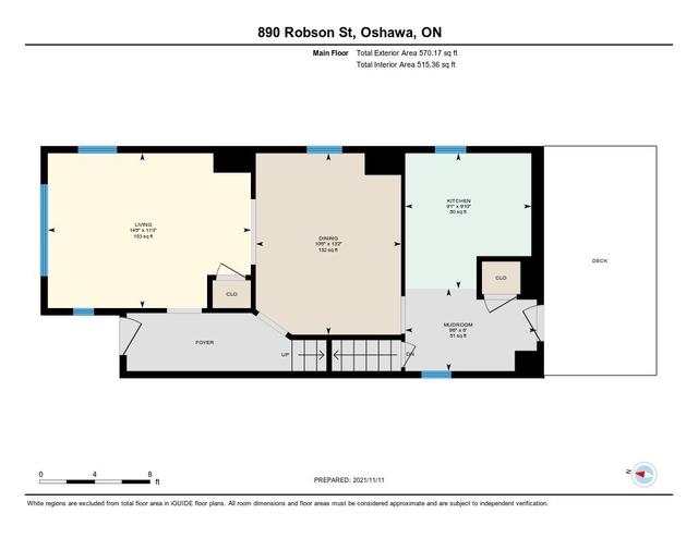 890 Robson St, House detached with 3 bedrooms, 1 bathrooms and 3 parking in Oshawa ON | Image 28