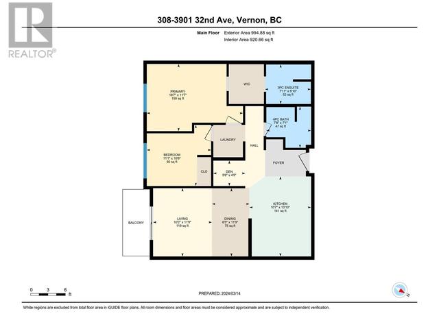 3901 - 32 Avenue Unit# 308, Condo with 2 bedrooms, 2 bathrooms and 2 parking in Vernon BC | Image 23