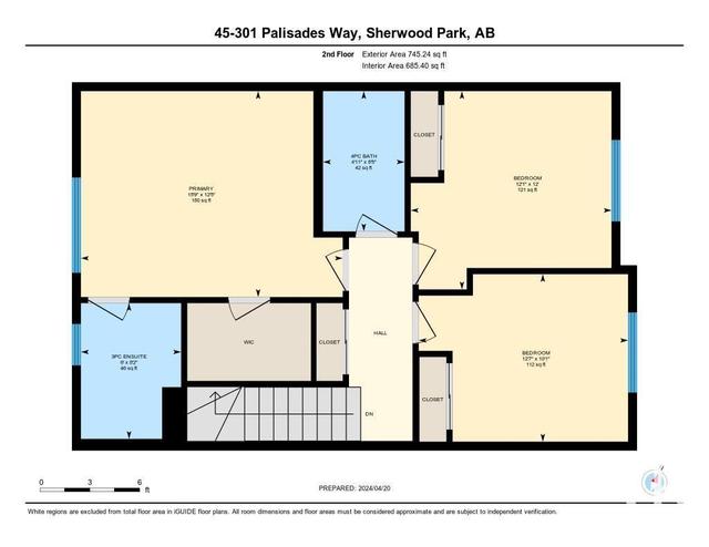 45 - 301 Palisades Wy, House attached with 3 bedrooms, 2 bathrooms and null parking in Edmonton AB | Image 49