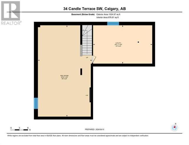 34 Candle Terrace Sw, House attached with 2 bedrooms, 1 bathrooms and 4 parking in Calgary AB | Image 35