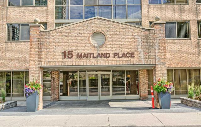 1507 - 15 Maitland Pl, Condo with 1 bedrooms, 1 bathrooms and 1 parking in Toronto ON | Image 1